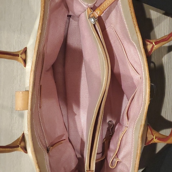 Vintage Dooney & Bourke Canvas Logo Signature Bag - Picture 5 of 11